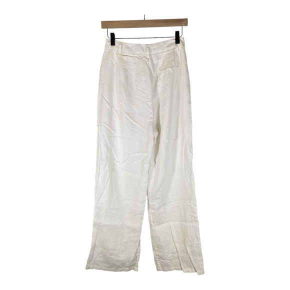 Dissh Womens Wide Leg Pants White Size 4 Casual Boho Pedal Pushers Night Out - Picture 2 of 10